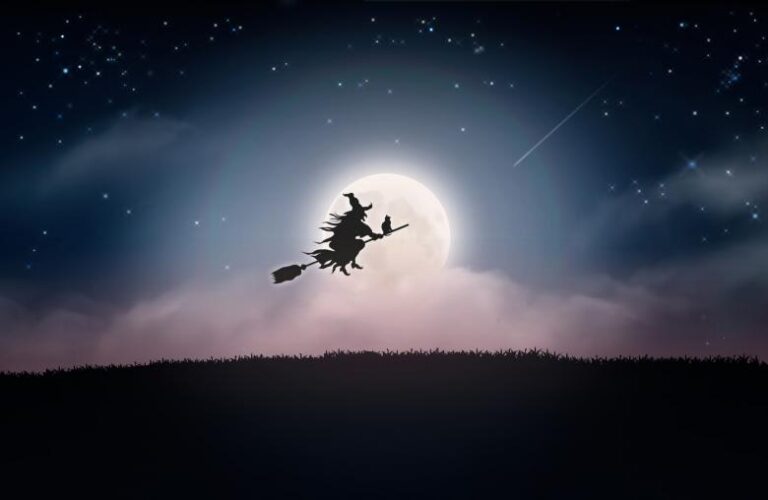 Qué significa soñar con brujas volando en el cielo