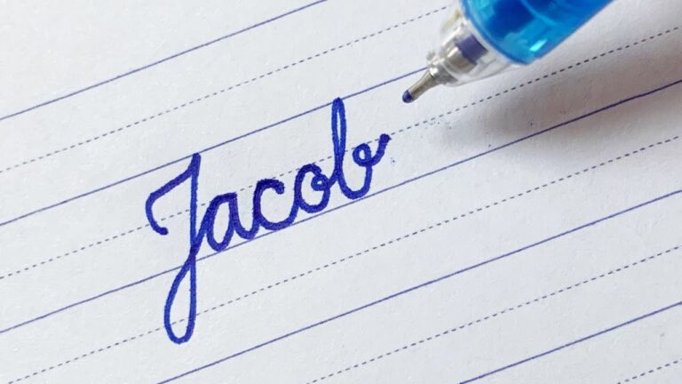 Cómo se escribe correctamente el nombre «Jacob»